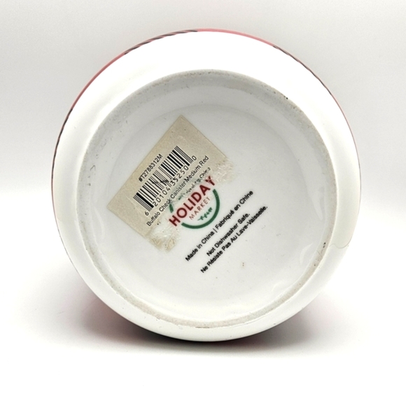 3 Piece Lot Buffalo Plaid Oven Mitt Pot Holder Canister Christmas - Picture 10 of 11